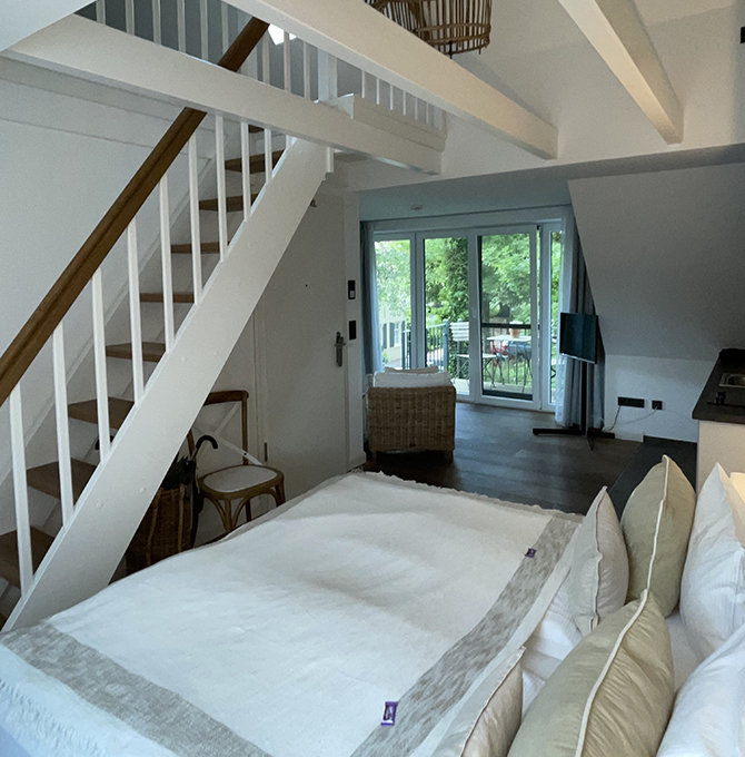Appartement Obergeschoss<br>mit Parkblick | Hotel Leegerpark Greetsiel