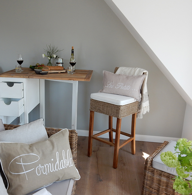 Maisonette-Appartement<br>mit Balkon & Parkblick | Hotel Leegerpark Greetsiel